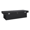 UWS TBSD-72-LBTA-B - Gloss Black Aluminum 72" Deep Extra-Wide Crossover Truck Tool Box