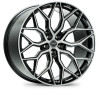 Vossen HF2-1M34 - HF-2 21x10.5 / 5x112 / ET30 / Deep Face / 66.5 - Brushed Gloss Black Wheel