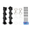 Wehrli WCF100363 - 01-16 Chevrolet Duramax Exhaust Manifold Kit w/ Gaskets & Hardware