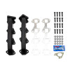 Wehrli WCF100363 - 01-16 Chevrolet Duramax Exhaust Manifold Kit w/ Gaskets & Hardware