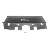 Wehrli WCF100539-SGB - 10-12 Cummins Fabricated Aluminum Radiator Cover - Semi-Gloss Black