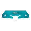 Wehrli WCF100546-CT - 13-18 Cummins Fabricated Aluminum Radiator Cover - Candy Teal