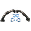 Wehrli WCF100624 - 17-24 Chevrolet 6.6L L5P Duramax 2in Stainless Up Pipe Kit w/Gaskets