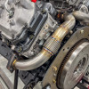 Wehrli WCF100590 - 01-04 Chevrolet 6.6L Duramax LB7 2in Stainless Up Pipe Kit w/Gaskets - Single Turbo