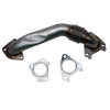 Wehrli WCF100654 - 01-04 Chevrolet 6.6L Duramax LB7 2in Stainless Pass. Side Up Pipe w/Gaskets (Single Turbo)