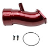 Wehrli WCF100833-RED - 20-24 Chevrolet 6.6L L5P Duramax 3.5in Intake Horn w/PCV Port - WCFab Red
