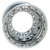 Weld 559-5455-6 - Wide 5 XL Direct Mount 15x14 / 5x10.25 BP / 5in. BS Polished Assembly - Beadlock w/6-Dzus Cover