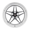 Weld 81HB7110B77F - S81 17x11 / 5x4.75 BP / 7.7in. BS (43mm Offset) Black Wheel (High Pad) - Black Single Beadlock