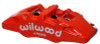 Wilwood 120-13429-RD - Caliper-Forged Dynapro 6 5.25in Mount-Red-L/H 1.62/1.38in/1.38in Pistons .81in Disc