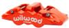 Wilwood 120-15598-RD - Caliper - Aero4-DS Forged Four-Piston Caliper Black 1.38in Piston 1.10in Rotor - Red