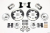 Wilwood 140-10440-P - Forged Dynalite Front Kit 12.19in Polished 74-80 Pinto/Mustang II Disc Spindle only