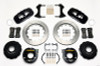 Wilwood 140-10949 - AERO4 Rear P-Brake Kit 14.00in Small Ford 2.50in Offset