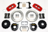 Wilwood 140-10946-R - AERO4 Rear P-Brake Kit 14.00in Red Small Ford 2.66in Offset