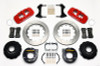 Wilwood 140-10948-R - AERO4 Rear P-Brake Kit 14.00in Red Big Ford New Style 2.50in Offset