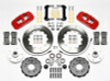 Wilwood 140-12824-R - AERO6 Front Truck Kit 14.25in Red 97-03 Ford F150