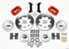 Wilwood 140-12297-R - Forged Dynalite Front Kit 12.19in Red 79-87 GM G Body
