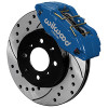 Wilwood 140-12996-DCB - DPHA Front Caliper & Rotor Kit Drilled Honda / Acura w/ 262mm OE Rotor - Competition Blue