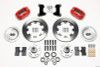 Wilwood 140-13378-R - Dynapro Dust-Boot Front Kit 12.19in Red 74-80 Pinto/Mustang II Disc Spindle only