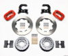 Wilwood 140-2113-R - Forged Dynalite P/S Rear Kit Red Small Ford 2.66in Offset