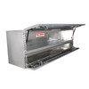 Westin 80-TB400-72-BD - /Brute High Cap 72in Stake Bed Contractor TopSider w/ Bottom Drawers - Aluminum