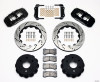 Wilwood 140-9838-D - AERO4 RearTruck Kit 14.25in Drilled 1999-2010 GM 1500-SUV 2 Piston OE Caliper