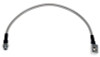 Wilwood 220-8215 - 18.75in OAL Flexline -3 Hose to M10 by 1.00 to 12 Deg. Banjo Bubble Fl