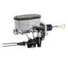 Wilwood 261-16796-P - Mopar Compact Tandem M/C Kit w/ Combination Valve & Pushrod 15/16in Bore - Chrome
