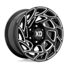 XD Wheels XD86021063318N - Xd860 Onslaught 20X10 Gloss Black Milled