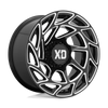 XD Wheels XD86021080318N - Xd860 Onslaught 20X10 Gloss Black Milled
