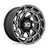 XD Wheels XD86021080318N - Xd860 Onslaught 20X10 Gloss Black Milled
