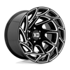 XD Wheels XD86021268344N - Xd860 Onslaught 20X12 Gloss Black Milled