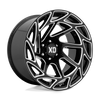 XD Wheels XD86022268344N - Xd860 Onslaught 22X12 Gloss Black Milled