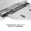 XKGLOW XK-BRC-COWL-JL2 - XK Glow Cowl Light Bar Bracket for Jeep Gladiator JT & Wrangler JL (18-20In Bar)