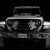 XKGLOW XK-GRILL-JL1-DM - XK Glow JL Wrangler & Gladiator JT XKCHROME LED Grill Kit (Dual Mode)