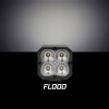 XKGLOW XK065001-FL-KIT - XK Glow XKchrome 20w LED Cube Light w/ RGB Accent Light Kit w/ Controller- Flood Beam 2pc