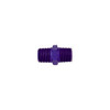 Xrp-Xtreme Racing 991102 - Fitting - Adapter - Straight - 1/4 in NPT Male to 1/4 in NPT Male - Aluminum - Blue Anodized - Each