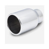 XFORCE TS33 - 3.5" OD roll In 2.5" Inlet (5.5" Long) S/Steel; Exhaust Tail Pipe Tip