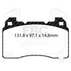 EBC S6KF1185 - S6 Brake Pad and Rotor Kit