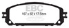 EBC S8KF1289 - S8 Brake Pad and Rotor Kit