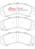 DBA DBADB1223XP - 00-04 Mitsubishi Montero Sport XP650 Front Brake Pads