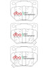 DBA DBADB1220SP - 06-07 Subaru WRX SP500 Rear Brake Pads