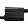 Flowmaster 942443 - 40 Delta Flow Muffler - 2.25 Offset In / 2.25 Offset Out - Aggressive Sound