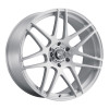 Forgestar F25820084P30 - X14 22x10 / 6x139.7 BP / ET30 / 6.7in BS Gloss Brushed Silver Wheel