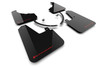 Rally Armor MF118-UR-BLK-RD - 24-25 Hyundai Santa Fe Black Mud Flap w/Red Logo