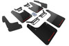 Rally Armor MF48-UR-BLK/RD - 12-24 Toyota 4Runner Black UR Mud Flap w/Red Logo