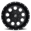 Fuel Wheels D52518908245 - Aluminum Wheels 18X9 Revolver D525 8 On 165.1 Matte Black Milled 125.2 Bore -12 Offset Fuel Off Road Wheels