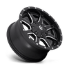 Fuel Wheels D538176592F - Dually Wheels 17X6.5 Maverick Dually D538 8 On 200 Black Milled 142 Bore 116 Offset 7 Spoke Front Dually Fuel Off Road Wheels