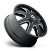 Fuel Wheels D538228293 - Dually Wheels 22X8.3 Maverick Dually D538 8 On 210 Black Milled 154.3 Bore 105 Offset 7 Spoke Front Dually Fuel Off Road Wheels