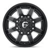 Fuel Wheels D538228292 - Dually Wheels 22X8.3 Maverick Dually D538 8 On 200 Black Milled 142 Bore 105 Offset 7 Spoke Front Dually Fuel Off Road Wheels