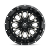 Fuel Wheels D56118909845 - Aluminum Wheels 18X9 Crush D561 6 On 135/6 On 139.7 Gloss Black Double Dark Tint Machined Face 106.4 Bore -12 Offset 8 Spoke Fuel Off Road Wheels